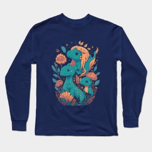 Fossil Fanatic - I Just Really Like Dinos OK Long Sleeve T-Shirt